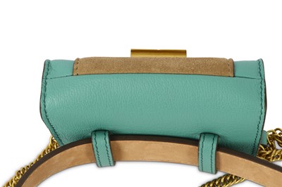 Lot 318 - Givenchy Turquoise Nano GV3 Belt Bag, grained...