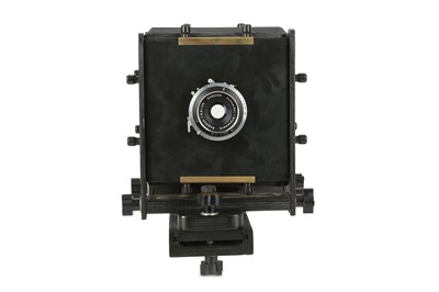 Lot 134 - Hand Made 5 x 4 Studio Camera Body: VG  Lenses:...