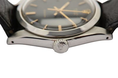 Lot 325 - ROLEX. A MEN'S STAINLESS STEEL MANUAL...
