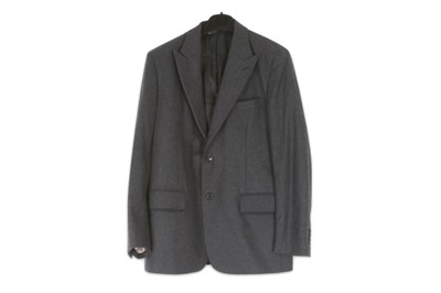 Lot 603 - Hermes Men's Grey Wool Blazer, labelled size...