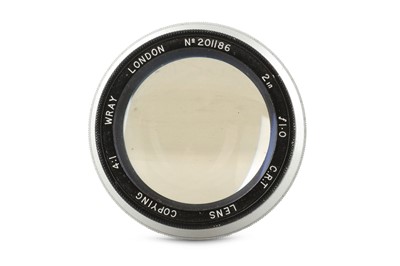 Lot 318 - Wray London 2" f/1.0 C.R.T Lens