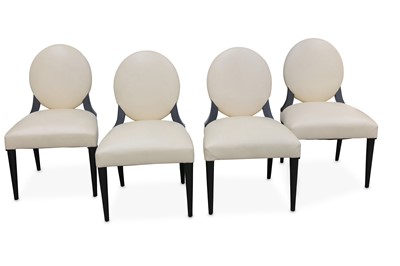 Lot 365 - A set of four contemporary 'Louis' chairs,...
