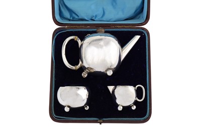 Lot 248 - A cased Victorian sterling silver bachelor tea...