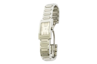 Lot 765 - Hermes Quartz Silver Dial Watch, silver tone...