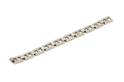 Lot 748 - Hermes Silver Chain Link Bracelet, c. 1978,...