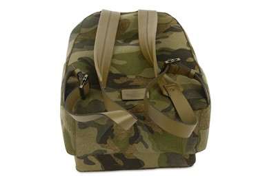 Lot 501 - Valentino Green Camouflage Felt Backpack,...