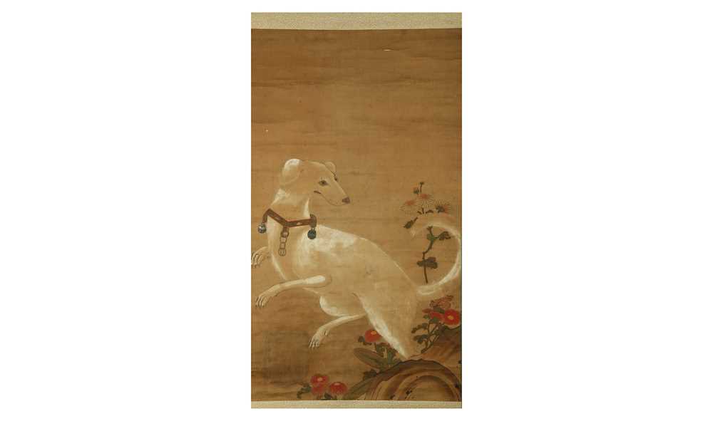 Lot 28 - A HANGING SCROLL. 17th/18th Century. Painted...