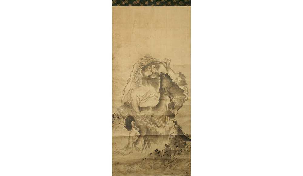 Lot 29 - A HANGING SCROLL. 19th Century. Painted in the...