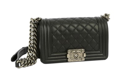 Lot 665 - Chanel Black Small Boy Bag, c. 2014-15,...