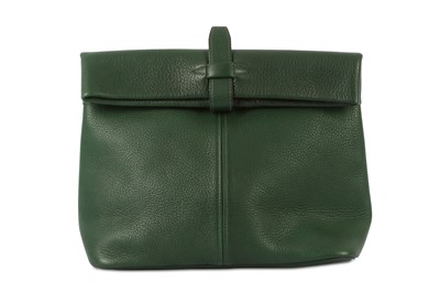 Lot 506 - Hermes Green Clemence Folding Bag, c. 1999,...