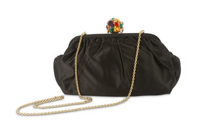 Lot 731 - Dolce and Gabbana Bejewelled Clutch Bag, black...