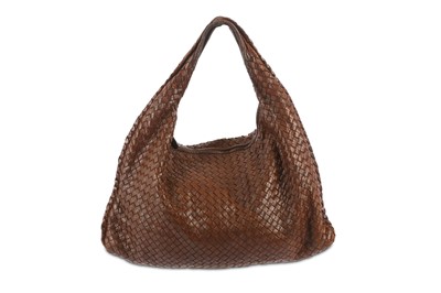 Lot 451 - Bottega Veneta Brown Intrecciato Hobo Bag,...