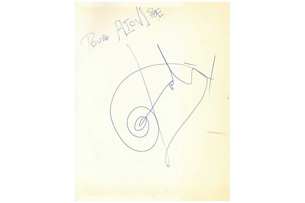 Lot 304 - Dali (Salvador) Salvador Dali, ornately signed...