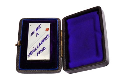 Lot 51 - A cased Victorian sterling silver and enamel...
