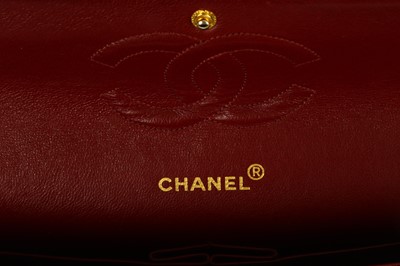 Lot 455 - Chanel Brown Classic 2.55 Flap Bag, c. 1991,...