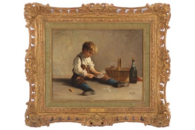 Lot 546 - JEAN-PAUL HAAG (FRENCH 1854-1906) The Gambler...