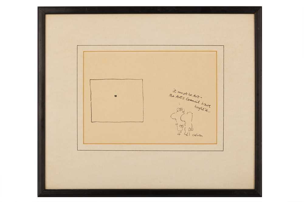 Lot 322 - MEL CALMAN (BRITISH 1931-1994) It must be Art...