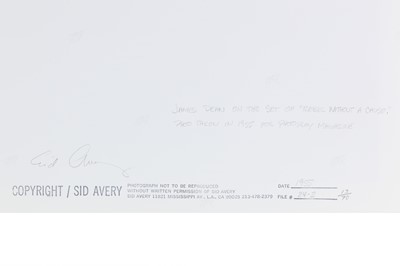 Lot 242 - Sid Avery (1918-2002) JAMES DEAN ON THE SET OF...
