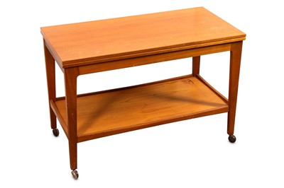 Lot 778 - A 1960s Remploy teak trolley, of rectangular...