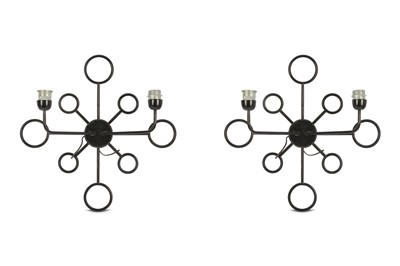 Lot 67 - AFTER JEAN ROYERE: A pair of Wall Lights,...