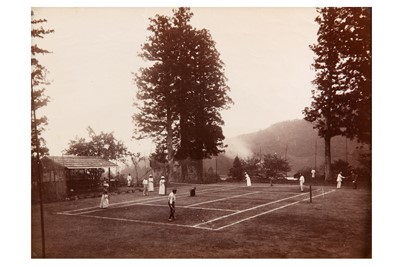 Lot 47 - Unknown Photographer c.1890s COLONIAL TENNIS...