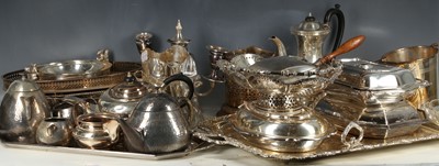 Lot 254 - A large collection of silver plated domestic...