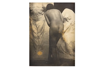 Lot 55 - Unknown Photographer c.1890 NUDE IN ARTIST'S...
