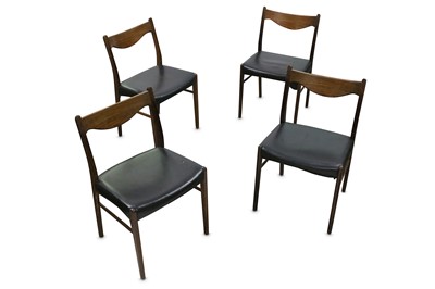 Lot 87 - ARNE WHAL IVERSON: A set of four Dining Chairs,...