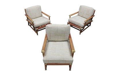 Lot 334 - LYDA LEVI: A pair of Italian Sofas, three...