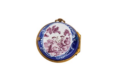 Lot 38 - A mid to late 18th century English enamel ‘toy...