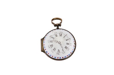 Lot 37 - A late 18th century English enamel ‘toy watch’...