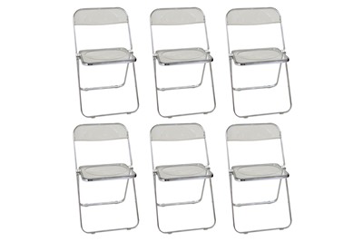 Lot 118 - GIANCARLO PIRETTI: A set of six Plia Chairs,...