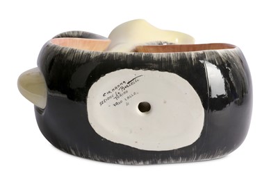 Lot 103 - LA BERTELLI: A Calla vase, for CIA Manna,...