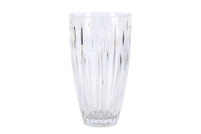 Lot 61 - MURANO: A clear glass vase, 1940s, with...