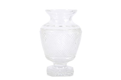 Lot 38 - MURANO: A large crystal Vase, Venice 1940s,...