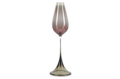Lot 32 - NILS LANDBERG: A Tulip Vase, 1957 for Orrefors,...