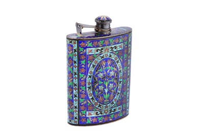 Lot 167 - A late 20th century Indo-Persian enamel...