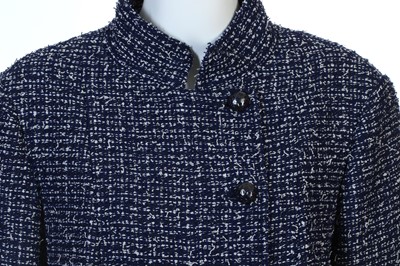 Lot 301 - Chanel Blue and White Tweed Skirt Suit, 2010s,...