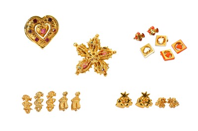 Lot 766 - Christian Lacroix Jewellery, 1990s, to include...