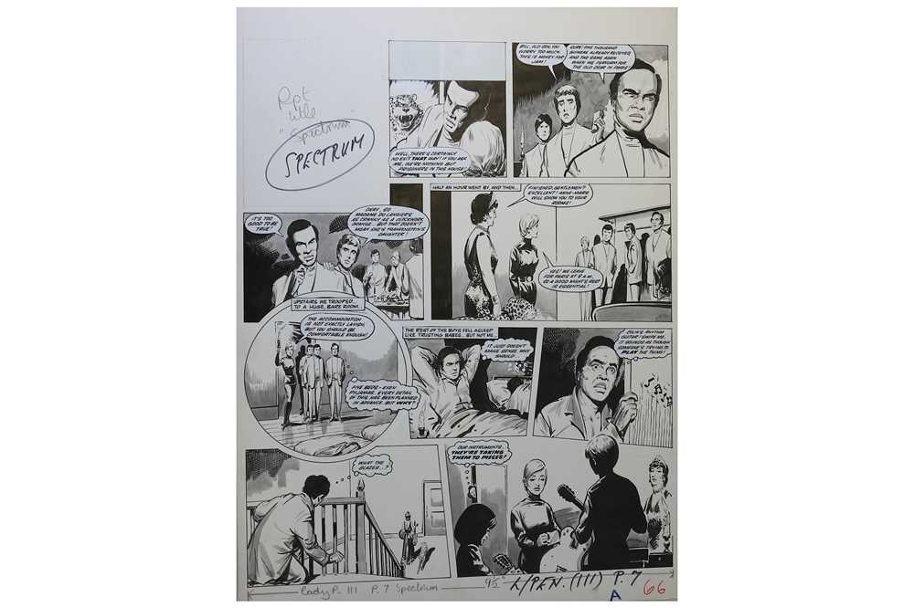 Lot 280 - Comic Story Boards.-  A collection including:...