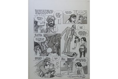 Lot 280 - Comic Story Boards.-  A collection including:...