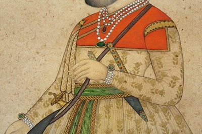 Lot 291 - A PORTRAIT OF MAHARAJA JAGAT SINGH II OF MEWAR