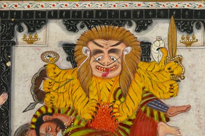 Lot 262 - NARASIMHA SLAYING THE DEMON KING HIRANYAKASHIPU