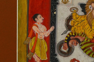 Lot 262 - NARASIMHA SLAYING THE DEMON KING HIRANYAKASHIPU