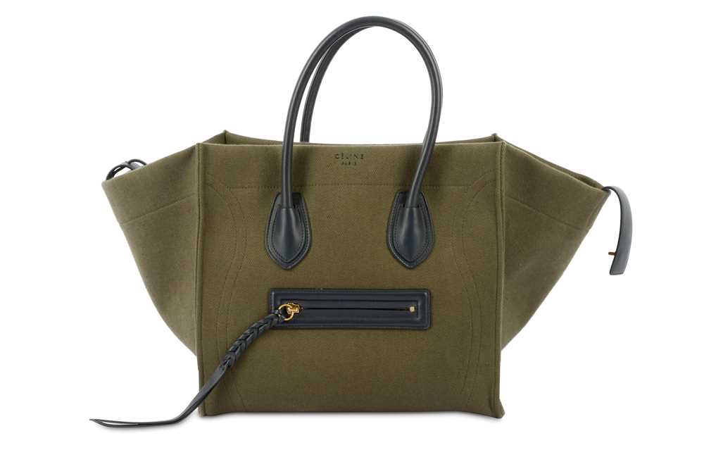 Celine canvas store phantom bag