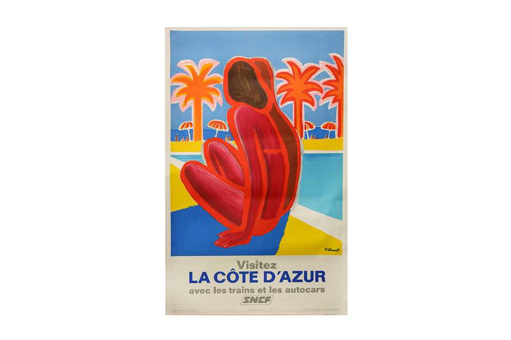 Lot 696 - Bernard Villemot (French 1911-1989), 'La Côte...