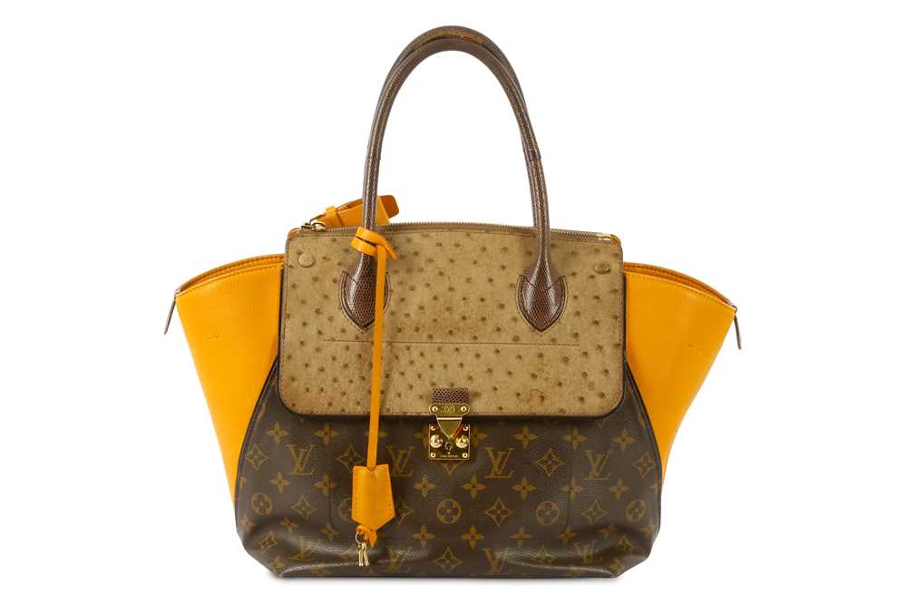 Sold at Auction: Louis Vuitton Limited Edition Gold Ostrich and