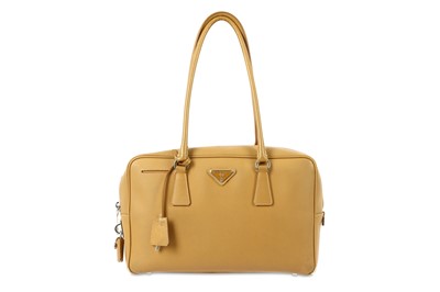 Lot 535 - Prada Caramel Bowling Tote, light brown...