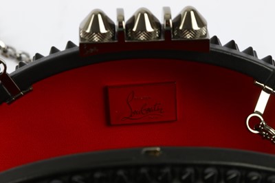 Lot 675 - Christian Louboutin Piloutin Spikes Clutch Bag,...