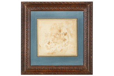 Lot 34 - BOLOGNESE SCHOOL (18TH CENTURY)  Lot and his...